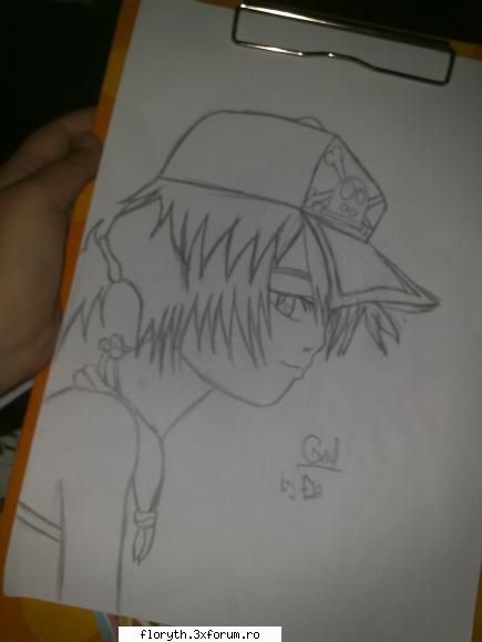 2. girl .. emo cika :rotfl: my hobby ... the drawing :x