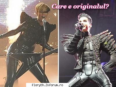 nu este pentru prima dată c�nd cei doi sunt şi bill kaulitz au costume de scenă